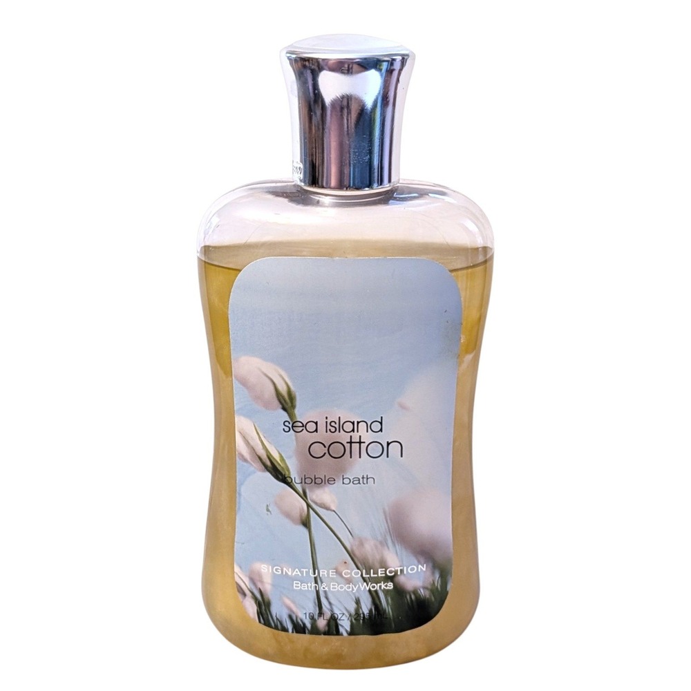 Bath & Body Works Sea Island Cotton Bubble Bath 10 oz Signature Collection Clean